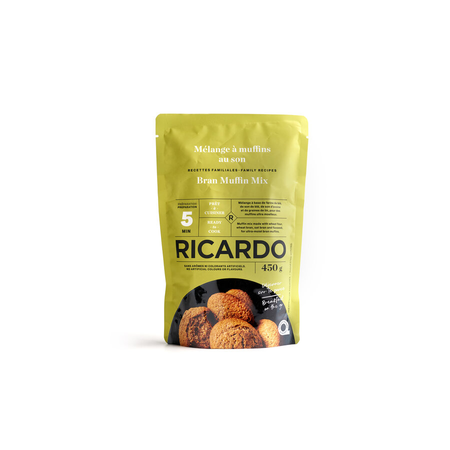 Mélange à muffins au son 450g RICARDO - Photo 0