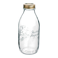 Bouteille en verre 1 litre  Quattro Stagioni