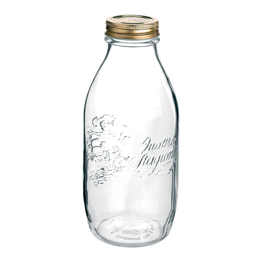 Bouteille en verre 1 litre  Quattro Stagioni - Photo 0