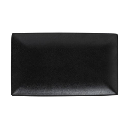 Petite assiette rectangle noir
