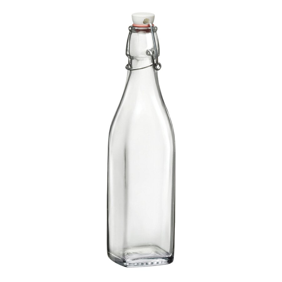Bouteille en verre 500ml avec fermoir - Photo 0