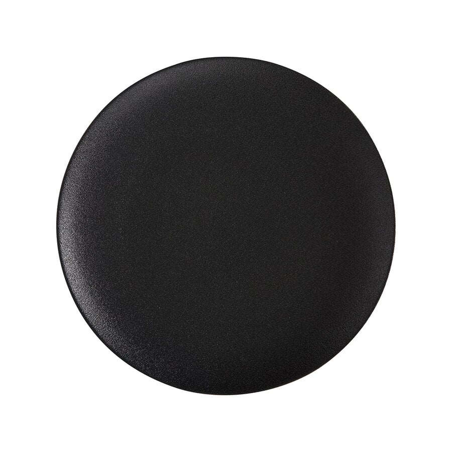 Grande assiette ronde noire 36cm CAVIAR - Photo 0