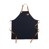 Tablier adulte bleu marine avec suède NO LIMITS DESIGN