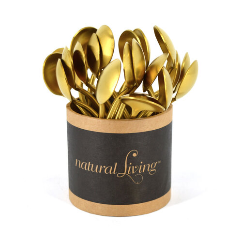 Gold Natural Living small spoons