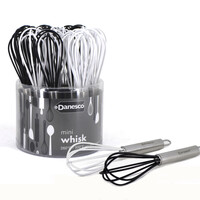 Fouet miniature en silicone, noir ou blanc 6 pouces