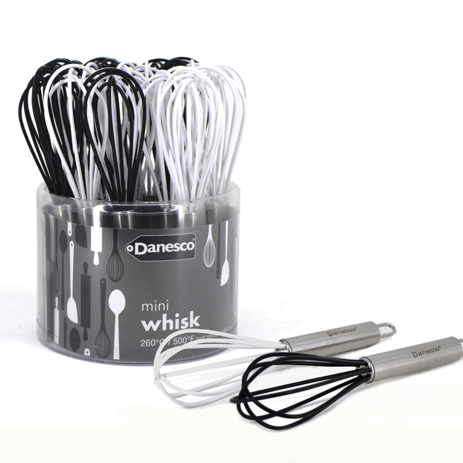 Fouet miniature en silicone, noir ou blanc 6 pouces - Photo 0