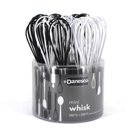 Fouet miniature en silicone, noir ou blanc 6 pouces