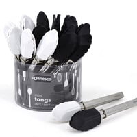 Pince miniature en silicone, noir ou blanc 6 pouces