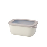 Contenant rectangulaire avec couvercle, couleur "Nordic White" 1.5L   CIRQULA
