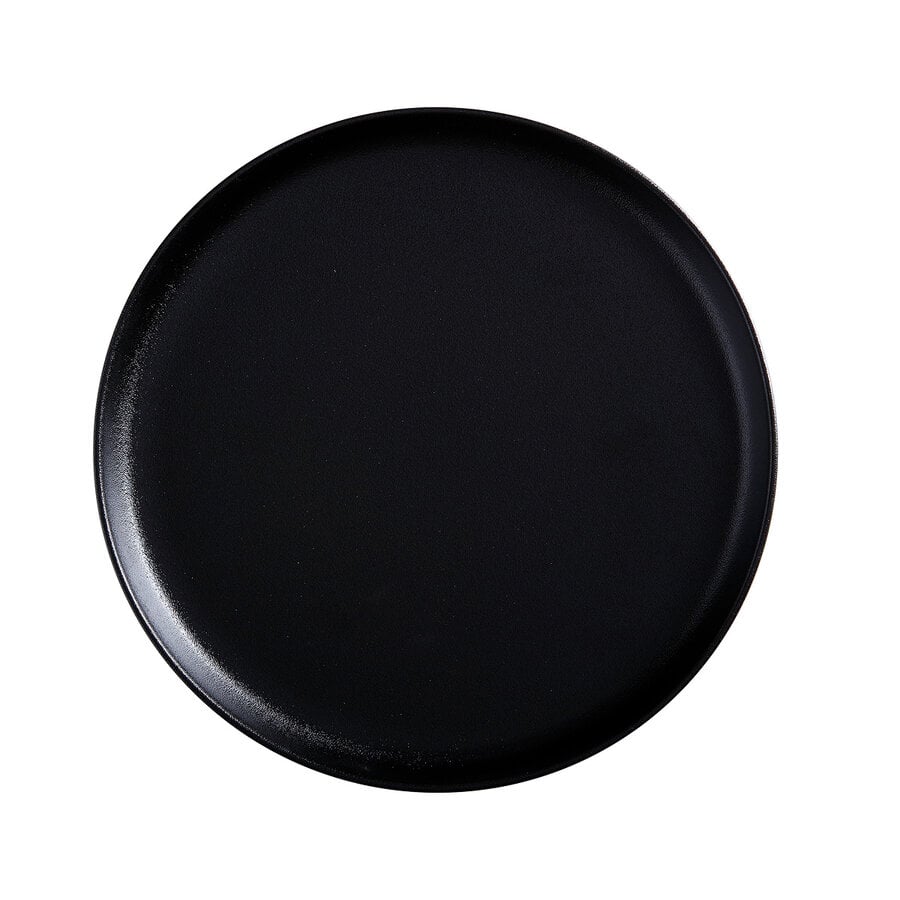 Plateau de service noir avec rebord 28cm CAVIAR - Photo 0