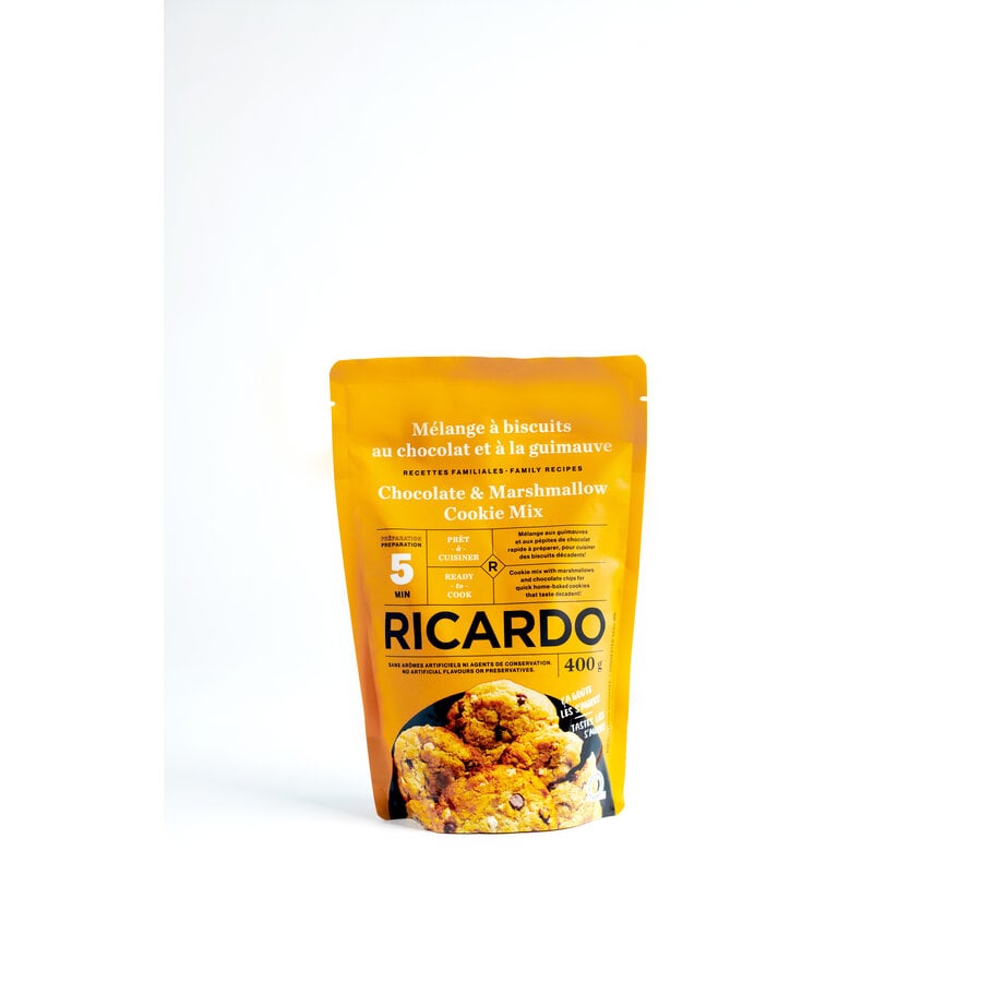 Mélange à biscuits au chocolat et à la guimauve 400g RICARDO - Photo 0