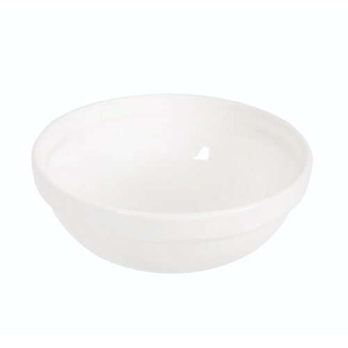 White porcelain chef bowl