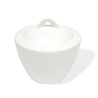 Sucrier blanc en porcelaine