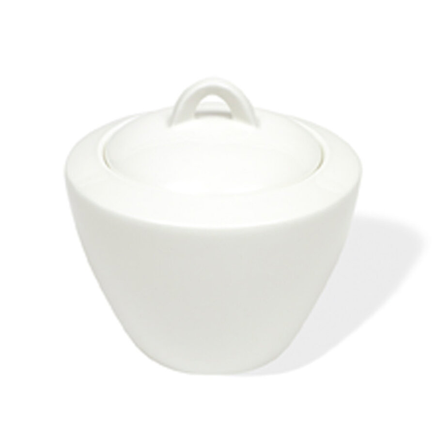 White porcelain sugar bowl - Photo 1