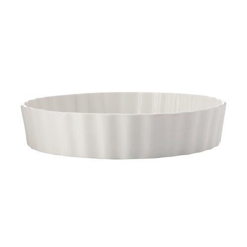 White Quiche Dish 25 cm