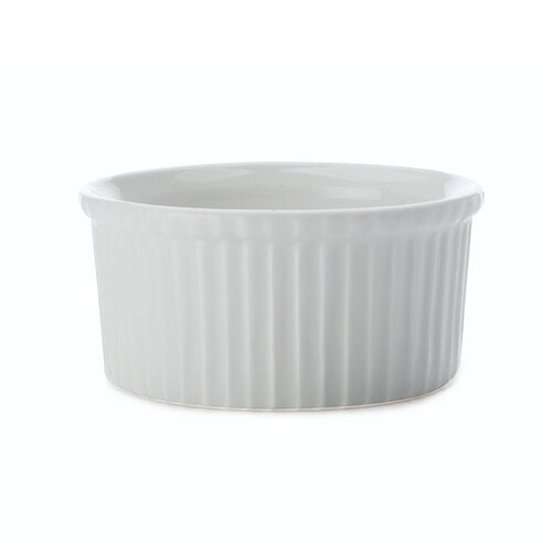 Ramequin en porcelaine blanche