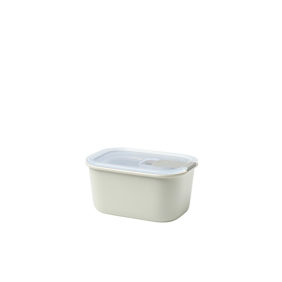 Contenant rectangulaire blanc avec couvercle "Easyclip" 450ml - Photo 0
