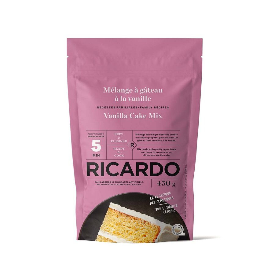 Mélange à gâteau vanille 450g RICARDO - Photo 0
