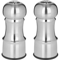 Stainless steel salt and pepper shakers