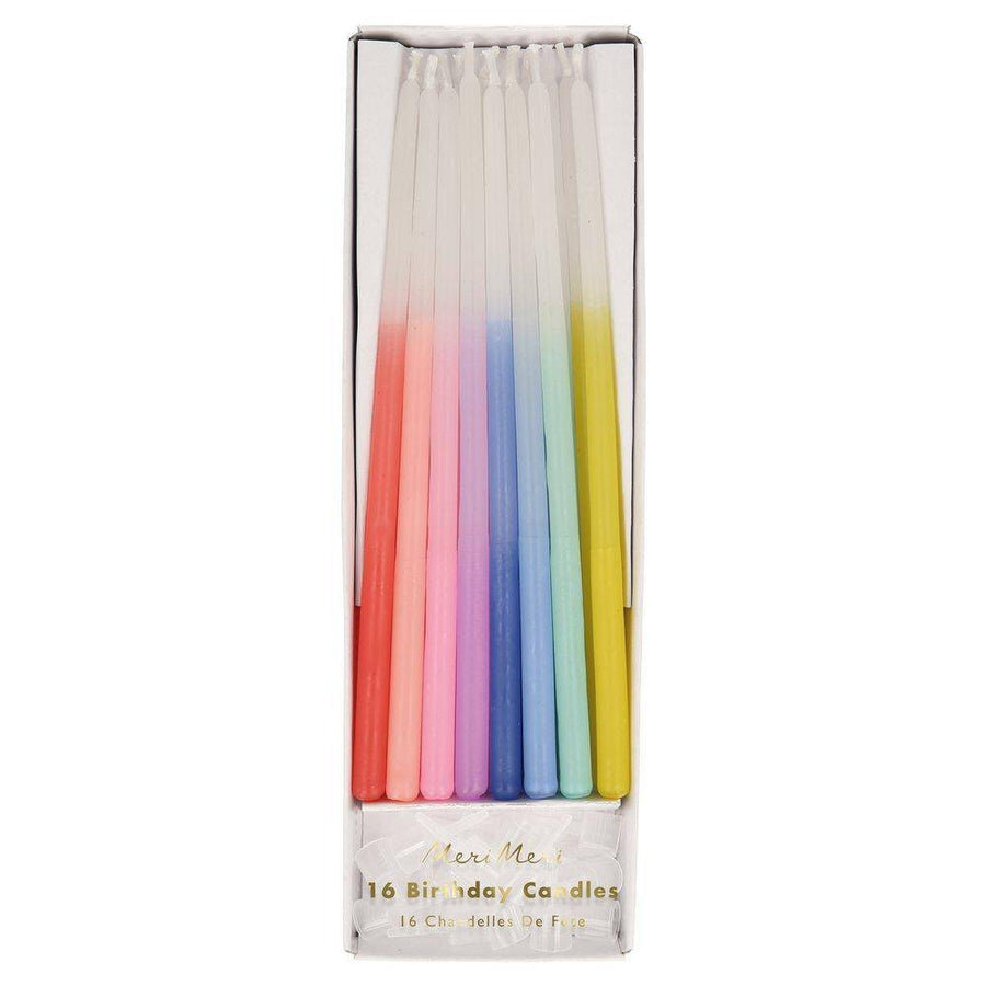 Rainbow Dipped Tapered Candles - Meri Meri - Photo 0