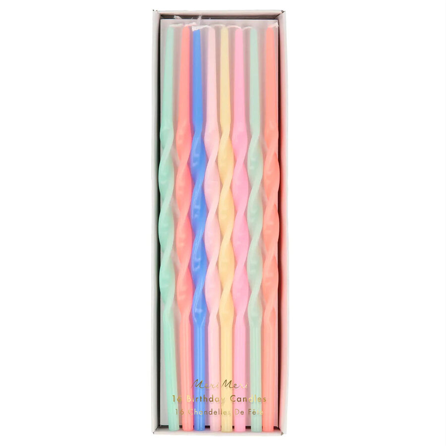 Mixed color twisted candles - Photo 0
