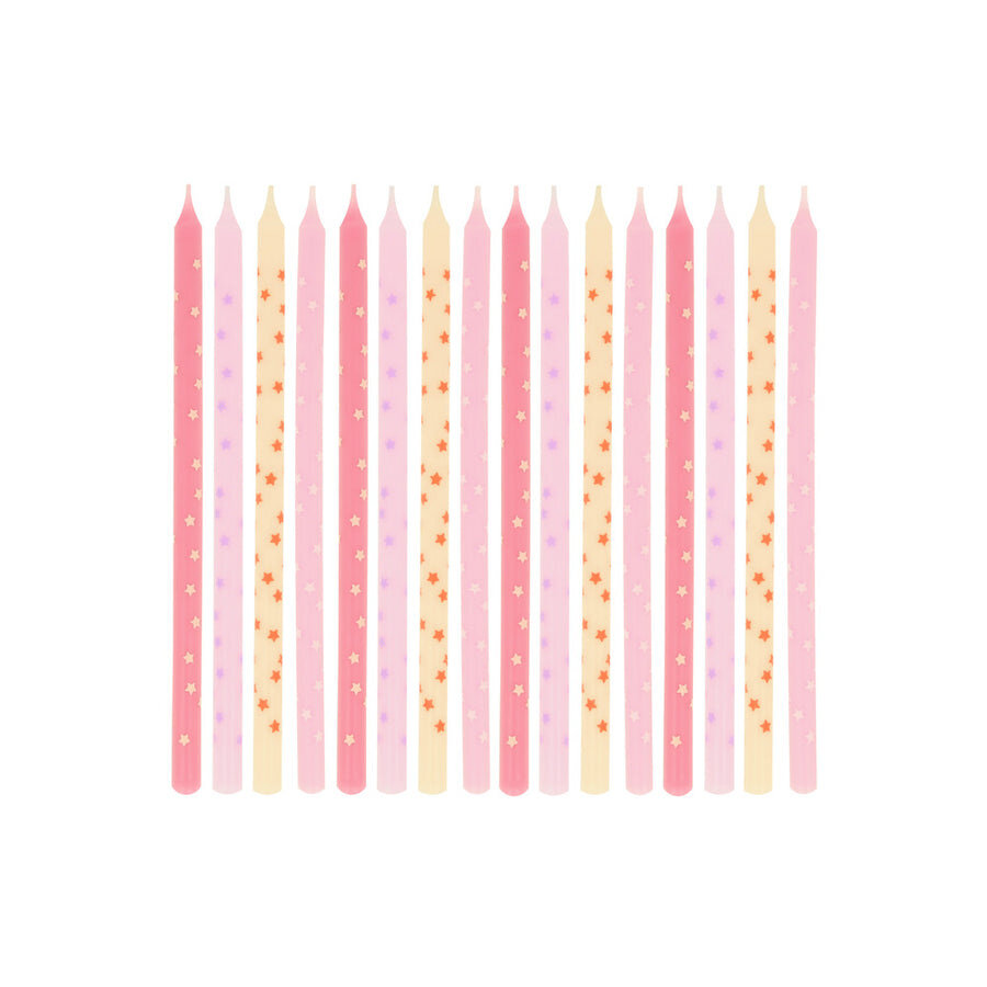Pink stars candle - Meri Meri - Photo 1