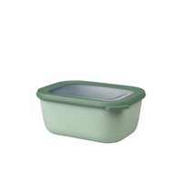 Contenant rectangulaire avec couvercle, Vert sauge 1.5L.  CIRQULA