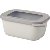 Contenant rectangulaire avec couvercle, couleur "Nordic White"  750ml  CIRQULA