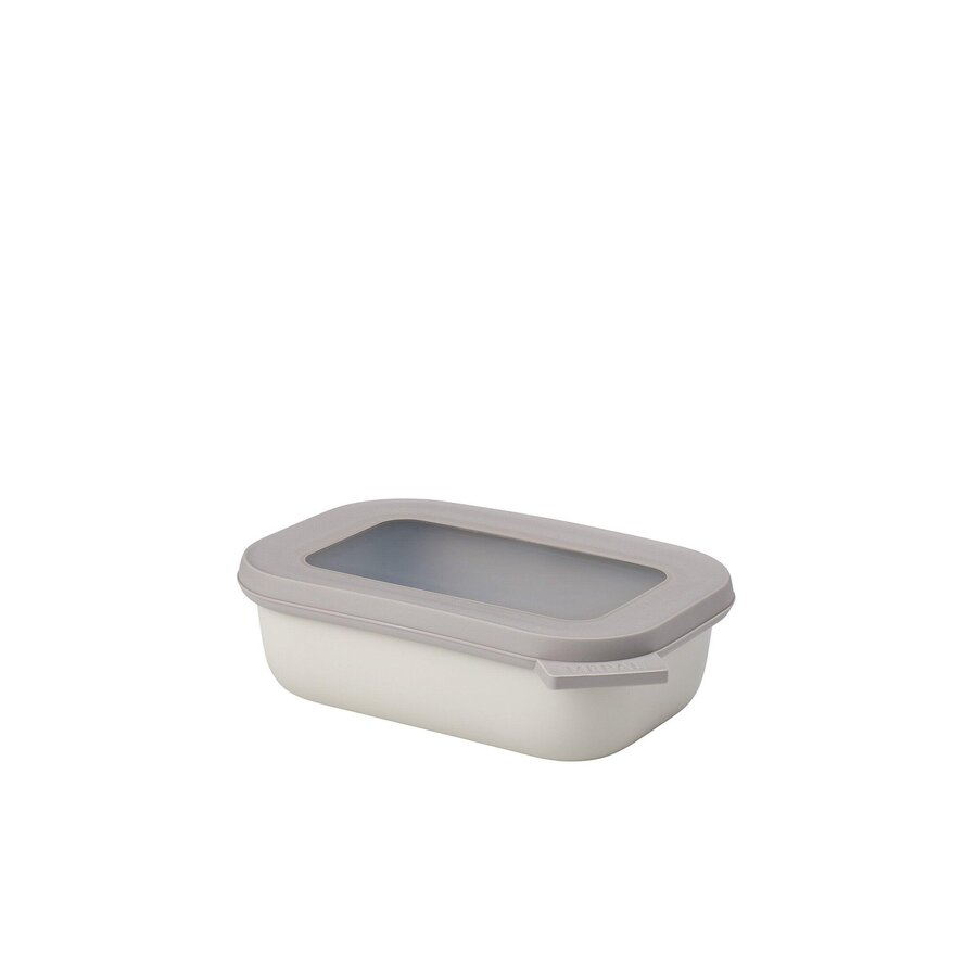 Contenant rectangulaire avec couvercle, "Nordic white" 500ml CIRQULA - Photo 0