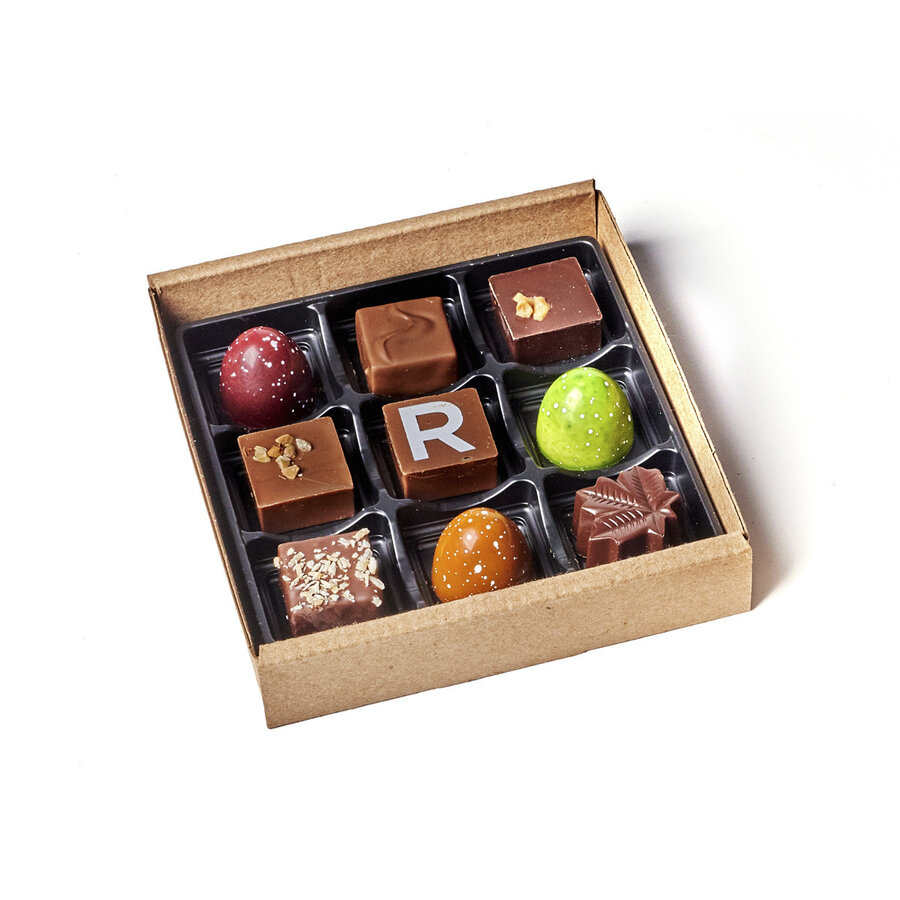 Boîte de 9 chocolats assortis - Photo 0