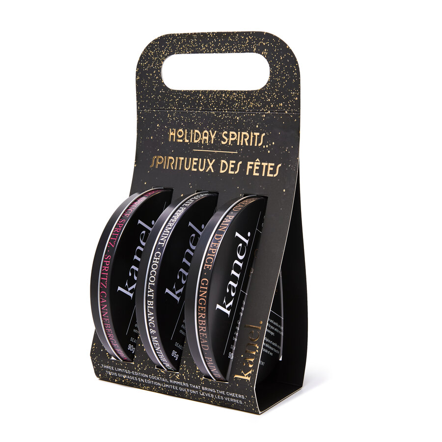Trio of cocktail rimmers for spirits (3 x 90g) - Kanel - Photo 0