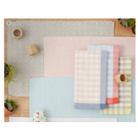 Pearlescent Pink Ribbed Polka Dot Placemat