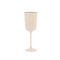 Luna Pale Pink Wine Glass