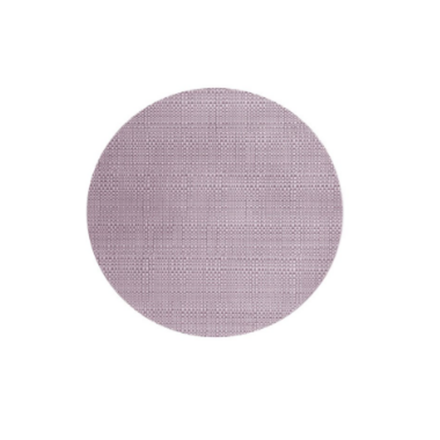 Napperon rond en vinyle violet - Photo 0