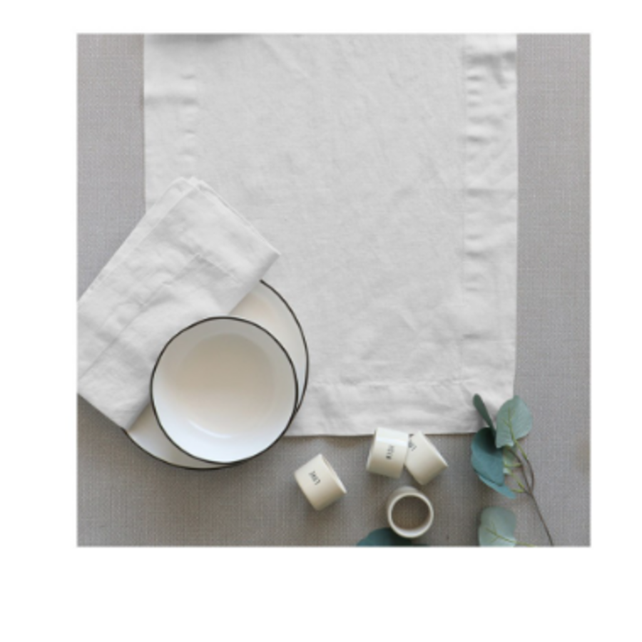 White Provençal Table Runner - Photo 0