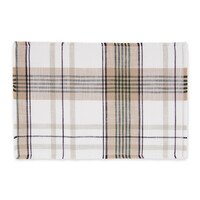 Green checkered placemat