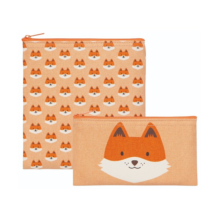 Fox Snack Bags Set of 2 - Photo 0
