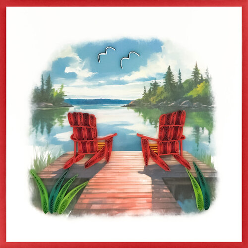 Adirondack Chair Greeting Card
