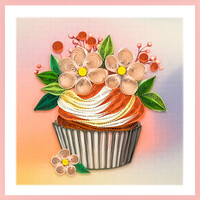 Pastel Cupcake Greeting Card