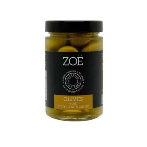 Olives vertes farcies à l'ail 220g