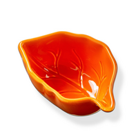Bol feuille orange, petit, 5 x 6 po