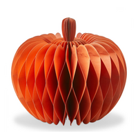 Citrouille en papier orange 12 pouces