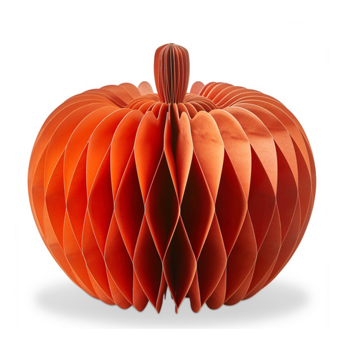 Citrouille en papier orange 12 pouces