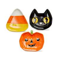 Petites assiettes Boo Crew Halloween, ensemble de 3