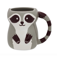 Ceramic Mug 500 ml Woodland Raccoon