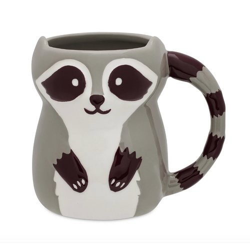 Ceramic Mug 500 ml Woodland Raccoon