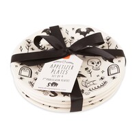 Black Magic Halloween Small Plates Set of 4