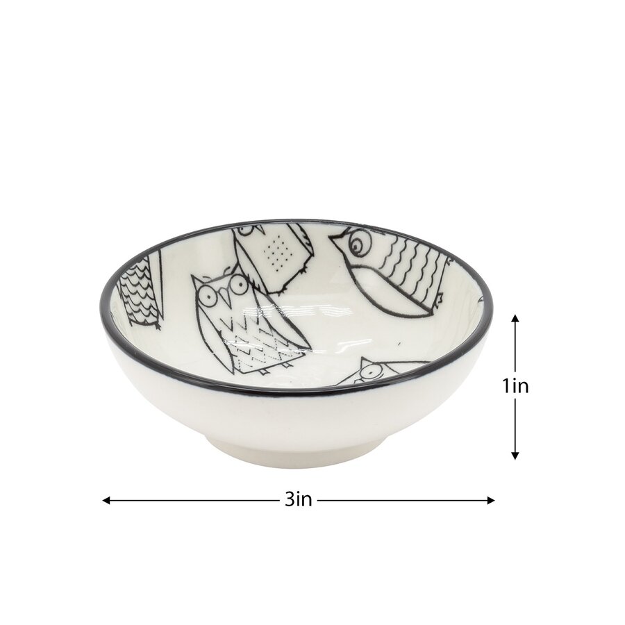 Kiri 3-inch Owl Sauce Bowl - Photo 1