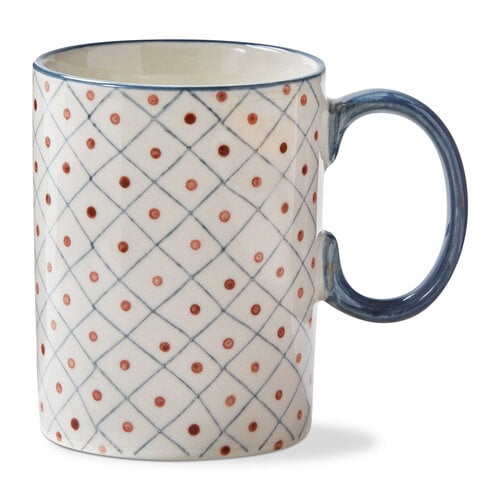 Grid Pattern Mug