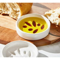 Olive branch dipping dish